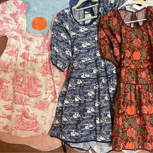 Laura ashley x urban outfitters puff dress collection